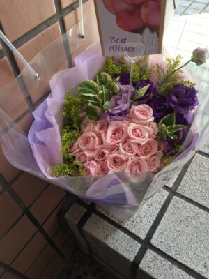 編號:B0020----粉紫表演花束